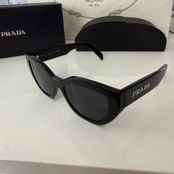 Prada black cateye sunglasses. Great condition